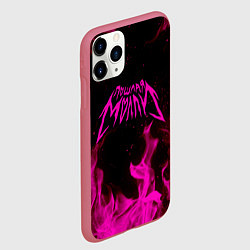 Чехол iPhone 11 Pro матовый ПОШЛАЯ МОЛЛИ, цвет: 3D-малиновый — фото 2