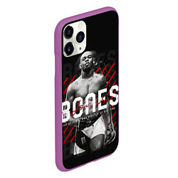 Чехол iPhone 11 Pro матовый Bones Jones, цвет: 3D-фиолетовый — фото 2