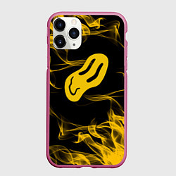 Чехол iPhone 11 Pro матовый ПОШЛАЯ МОЛЛИ, цвет: 3D-малиновый