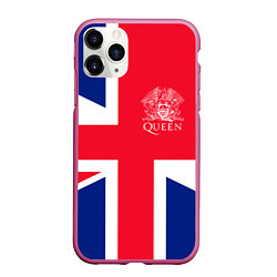 Чехол iPhone 11 Pro матовый Queen, цвет: 3D-малиновый