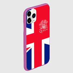 Чехол iPhone 11 Pro матовый Queen, цвет: 3D-фиолетовый — фото 2