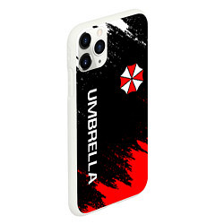 Чехол iPhone 11 Pro матовый RESIDENT EVIL UMBRELLA, цвет: 3D-белый — фото 2