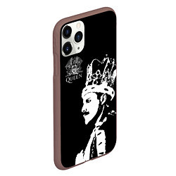 Чехол iPhone 11 Pro матовый Queen, цвет: 3D-коричневый — фото 2