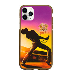 Чехол iPhone 11 Pro матовый Queen, цвет: 3D-коричневый