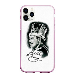 Чехол iPhone 11 Pro матовый Queen, цвет: 3D-розовый