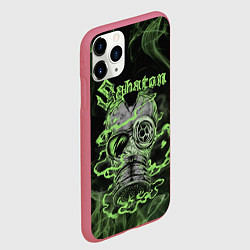 Чехол iPhone 11 Pro матовый Toxic Sabaton, цвет: 3D-малиновый — фото 2