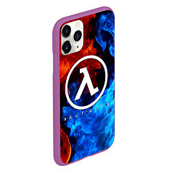 Чехол iPhone 11 Pro матовый HALF-LIFE, цвет: 3D-фиолетовый — фото 2