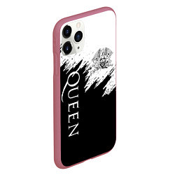 Чехол iPhone 11 Pro матовый QUEEN, цвет: 3D-малиновый — фото 2