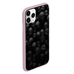 Чехол iPhone 11 Pro матовый ЧЕРЕПА, цвет: 3D-розовый — фото 2