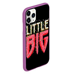 Чехол iPhone 11 Pro матовый Little Big, цвет: 3D-фиолетовый — фото 2