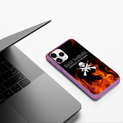 Чехол iPhone 11 Pro матовый IRON MAIDEN, цвет: 3D-фиолетовый — фото 2