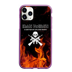 Чехол iPhone 11 Pro матовый IRON MAIDEN