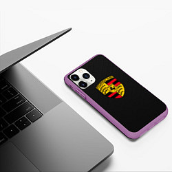 Чехол iPhone 11 Pro матовый PORSCHE, цвет: 3D-фиолетовый — фото 2