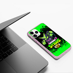 Чехол iPhone 11 Pro матовый BRAWL STARS VIRUS 8-BIT, цвет: 3D-розовый — фото 2