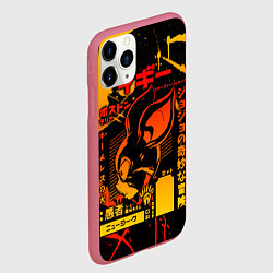 Чехол iPhone 11 Pro матовый JoJo Bizarre Adventure, цвет: 3D-малиновый — фото 2