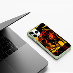 Чехол iPhone 11 Pro матовый JoJo Bizarre Adventure, цвет: 3D-салатовый — фото 2