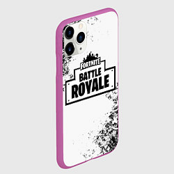 Чехол iPhone 11 Pro матовый Fortnite & Marshmello, цвет: 3D-фиолетовый — фото 2