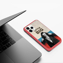 Чехол iPhone 11 Pro матовый Little Big, цвет: 3D-красный — фото 2