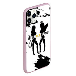 Чехол iPhone 11 Pro матовый Brazzers, цвет: 3D-розовый — фото 2