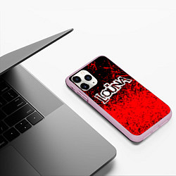 Чехол iPhone 11 Pro матовый Louna, цвет: 3D-розовый — фото 2