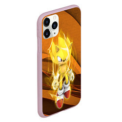 Чехол iPhone 11 Pro матовый Sonic, цвет: 3D-розовый — фото 2
