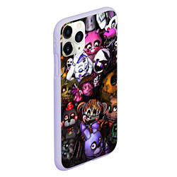 Чехол iPhone 11 Pro матовый Five Nights At Freddy's, цвет: 3D-светло-сиреневый — фото 2