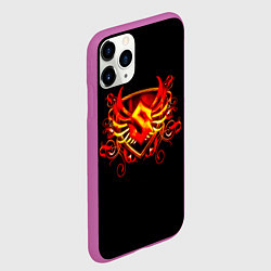 Чехол iPhone 11 Pro матовый Sabaton, цвет: 3D-фиолетовый — фото 2