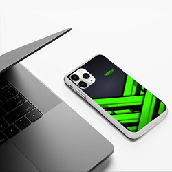 Чехол iPhone 11 Pro матовый Need for Speed, цвет: 3D-белый — фото 2