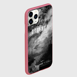 Чехол iPhone 11 Pro матовый STALKER, цвет: 3D-малиновый — фото 2