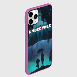 Чехол iPhone 11 Pro матовый UNDERTALE, цвет: 3D-фиолетовый — фото 2