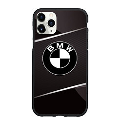 Чехол iPhone 11 Pro матовый BMW, цвет: 3D-черный
