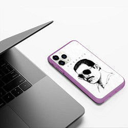 Чехол iPhone 11 Pro матовый Queen, цвет: 3D-фиолетовый — фото 2