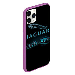 Чехол iPhone 11 Pro матовый Jaguar, цвет: 3D-фиолетовый — фото 2
