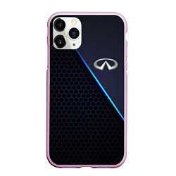 Чехол iPhone 11 Pro матовый Infinity, цвет: 3D-розовый