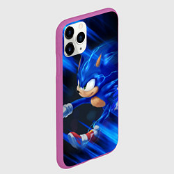 Чехол iPhone 11 Pro матовый SONIC, цвет: 3D-фиолетовый — фото 2