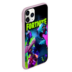 Чехол iPhone 11 Pro матовый FORTNITE, цвет: 3D-розовый — фото 2