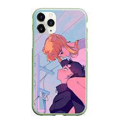 Чехол iPhone 11 Pro матовый SAILOR MOON, цвет: 3D-салатовый