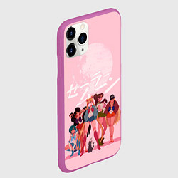 Чехол iPhone 11 Pro матовый PINK SAILOR MOON, цвет: 3D-фиолетовый — фото 2