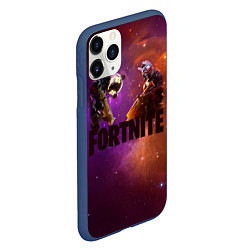 Чехол iPhone 11 Pro матовый Fortnite, цвет: 3D-тёмно-синий — фото 2