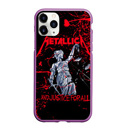 Чехол iPhone 11 Pro матовый Metallica