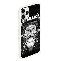 Чехол iPhone 11 Pro матовый Metallica, цвет: 3D-белый — фото 2