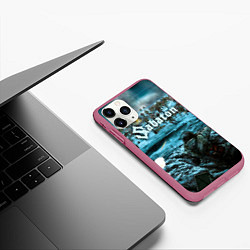 Чехол iPhone 11 Pro матовый Sabaton, цвет: 3D-малиновый — фото 2