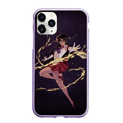 Чехол iPhone 11 Pro матовый SAILOR MARS, цвет: 3D-светло-сиреневый