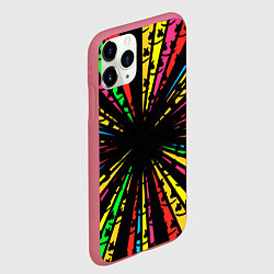 Чехол iPhone 11 Pro матовый MARSMELLO, цвет: 3D-малиновый — фото 2