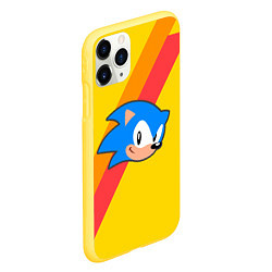 Чехол iPhone 11 Pro матовый SONIC, цвет: 3D-желтый — фото 2