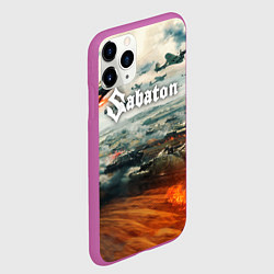 Чехол iPhone 11 Pro матовый Sabaton, цвет: 3D-фиолетовый — фото 2