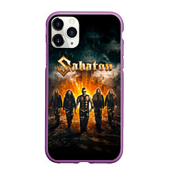 Чехол iPhone 11 Pro матовый Sabaton, цвет: 3D-фиолетовый