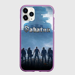 Чехол iPhone 11 Pro матовый SABATON, цвет: 3D-фиолетовый