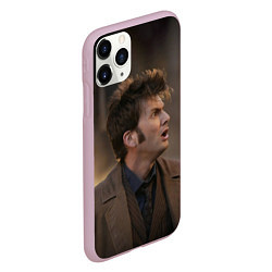 Чехол iPhone 11 Pro матовый 10th DOCTOR WHO, цвет: 3D-розовый — фото 2