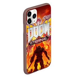 Чехол iPhone 11 Pro матовый DOOM Eternal, цвет: 3D-коричневый — фото 2